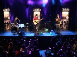 Tan sólo en México, Mario Domm, Sabo y Pablo continúan con la cosecha de éxitos. CAMILA.COM  /