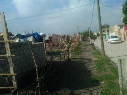 A un lado de la colonia La Floresta, en Zapopan, una comunidad de paracaidistas se apropió de un predio. L. NAVARRO  /