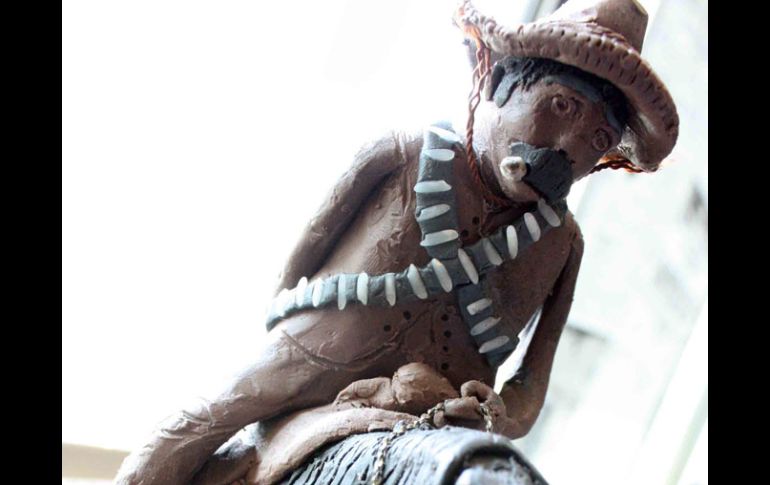 La pieza es parte de la exposición 200 años de arte, que se inauguró ayer en el Trompo Mágico. A. HINOJOSA  /