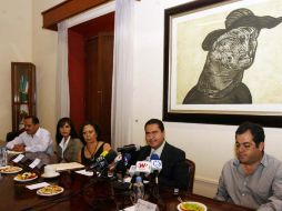 En  rueda de prensa de la coordinación panista sobre las candidaturas independientes. EL INFORMADOR  E. BARRERA  /