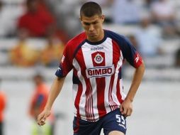 El jugador de las Chivas, Jorge Enríquez. JAMMEDIA  /
