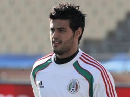 El mexicano Carlos Vela, durante un entrenamiento de México. EFE  /