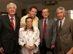 Javier Dávila, Javier Orozco Dávila, Guillermo Dávila Martínez, Luis Dávila Martínez y Doña María Guadalupe Martínez Serrano.  /