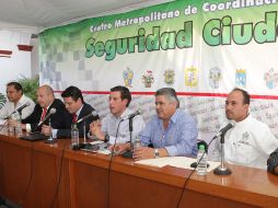 La segunda reunión de alcaldes metropolitanos, llevada a cabo esta tarde en el Centro Cultural El Refugio, en Tlaquepaque. A. CAMACHO  /