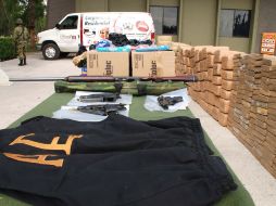 Hubo 18 detenidos, cinco heridos, así como el decomiso de armas, vehículos y la droga superó los mil 350 kilos. EL UNIVERSAL  /