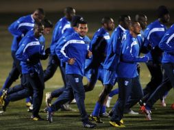 La Selección de Honduras entrena, previo a su encuentro ante Suiza.AFP  /