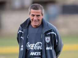 Oscar Tábarez, director técnico de la Selección de Uruguay. AFP  /