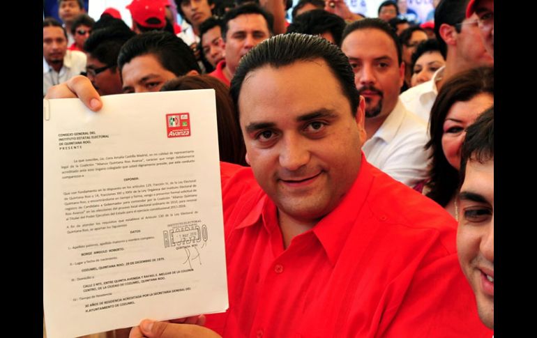 El candidato priista a la gubernatura, Roberto Borge Angulo, es considerado el “delfín” del actual mandatario estatal. NTX  /
