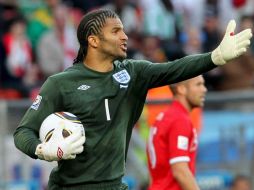 El portero de Inglaterra, David James. EFE  /