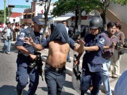 Las detenciones fueron realizadas por policías municipales. ESPECIAL  /