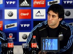 El delantero argentino, Diego Milito. AFP  /