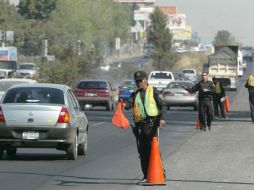 Castro Reynoso mencionó que los retenes sí ayudan a inhibir la delincuencia. ARCHIVO  /