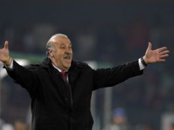 Vicente del Bosque, técnico de la Selección española. AFP  /
