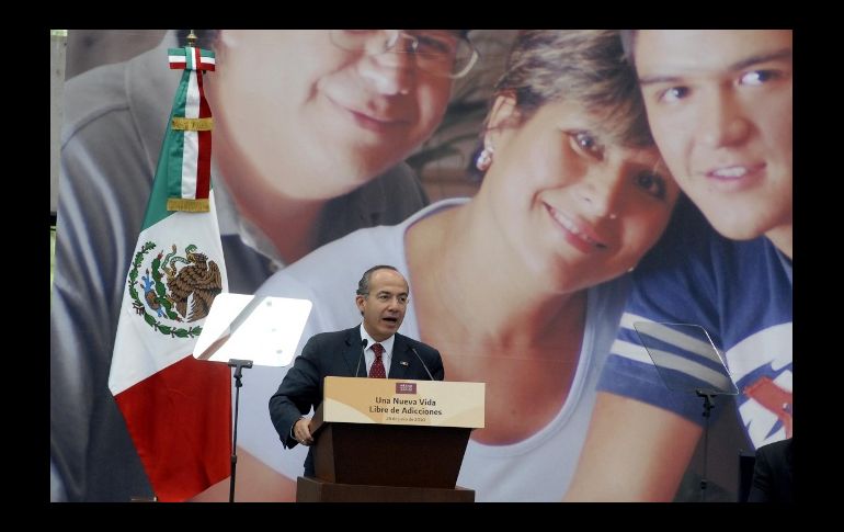 El Presidente Felipe Calderón. NTX  /
