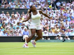 La tenista Serena Williams en su partido de la tercera ronda del torneo de Wimbledon. EFE  /
