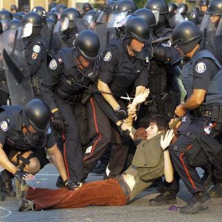 Saldo de 480 detenidos por protestas contra G-20