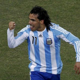 Tévez, bien y contento