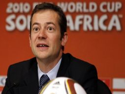Nicolas Maingot vocero de la FIFA ne rueda de prensa. REUTERS  /