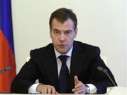 El presidente Dmitry Medvedev denuncia las acciones de EU. AP  /