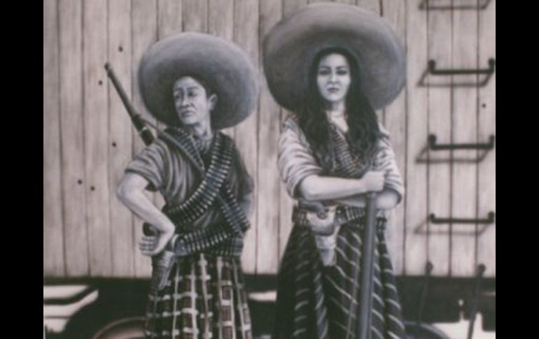 Mujeres solidarias, valientes y soñadoras son evocadas a través de obras de 27 artistas. ESPECIAL  /