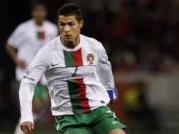 Cristiano Ronaldo, durante el encuentro ante España. AP  /