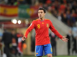 Xavi Hernández, declarado mejor jugador del partido España - Portugal. AFP  /