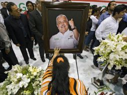Durante el homenaje a Rodolfo Torre Cantú, tamaulipecos pidieron justicia ante su asesinato. AFP  /