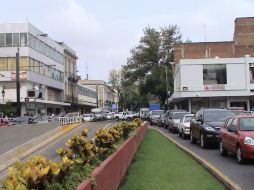La circulación sobre la avenida Hidalgo había sido desviada por los carriles laterales desde las 06:00 horas. P. PIMIENTA  /