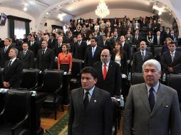 La Comisión Permanente guardó hoy un minuto de silencio en memoria de Rodolfo Torre Cantú. EL UNIVERSAL  /