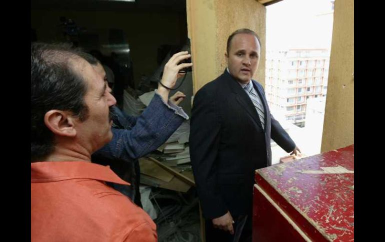 Diputados recorrieron el edificio en el que gastaron ocho millones de pesos en aire condicionado que no se ha instalado. A. CAMACHO  /