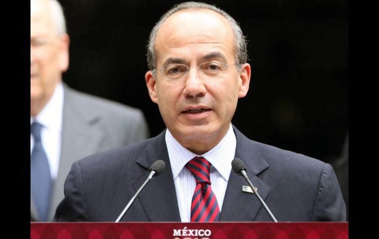 El anuncio del Presidente Felipe Calderón, se da a conocer a tres días de la realización de comicios en 14 estados. EL UNIVERSAL  /
