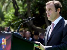 Sandro Rosell es el nuevo presidente del Barcelona. EFE  /