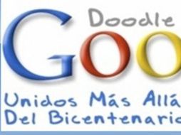 La obra es un dibujo con el logo de ''Google'' y en el que se presenta a Benito Juárez del lado izquierdo. EL UNIVERSAL  /
