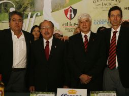 Autoridades del Atlas estuvieron presentes en la presentación del torneo. M. FREYRÍA  /