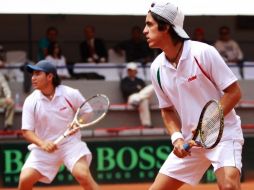 Los tenistas mexicanos Daniel Garza y Luis Diaz  /