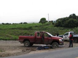 Fueron encontrados los cuerpos de dos hombres ejecutados con armas de fuego. EL UNIVERSAL  /