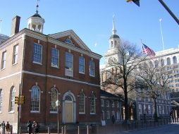 El edificio dónde se encuentra la Campana de la Libertad. ESPECIAL  /