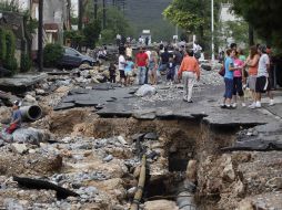 La Segob decretó emergencia para 21 municipios de Nuevo León afectados por el huracán 'Alex'. REUTERS  /