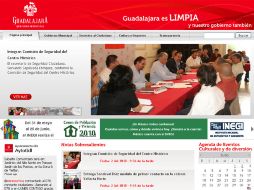 El Ayuntamiento de Guadalajara modificó su portal de internet . Guadalajara.gob  /