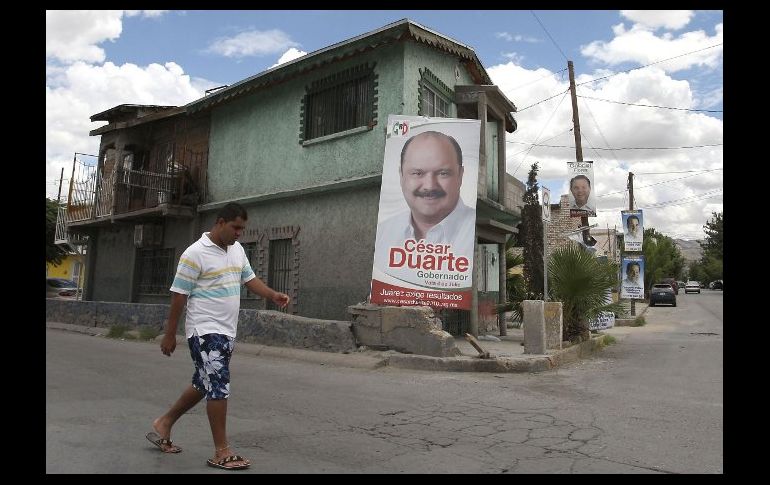 César Duarte candidato del PRI en Chihuahua. AFP  /