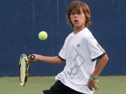 Tomás Sandoval participa en la categoría de 12 años en el Torneo Grupo 3. A. CAMACHO  /