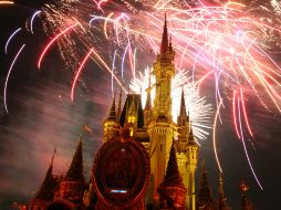 El espectáculo de fuegos artificiales en Disney World es de los más queridos en el país. ESPECIAL  /