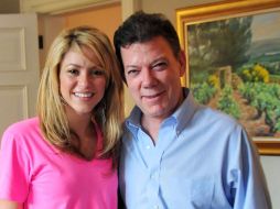 Shakira y el presidente de Colombia preocupados por su país. REUTERS  /