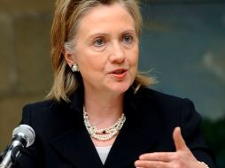 ''El solucionar el conflicto es una prioridad de política exterior de Estados Unidos'' Clinton. EFE  /