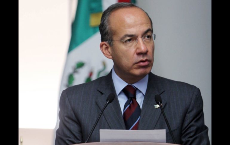 El Presidente Felipe Calderón, anunció la eliminación de algunos trámites fiscales. NTX  /
