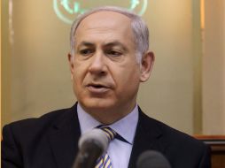 El primer ministro israelí, Benjamin Netanyahu, participa en la reunión semanal de su gabinete en Jerusalén . AP  /