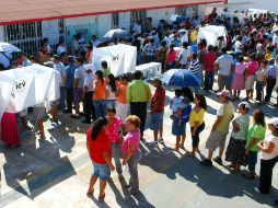 En Veracruz, el porcentaje de participación electoral es de 57.4%. EFE  /