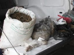 La droga fue puesta a disposición de un agente del Ministerio Público federal. ESPECIAL  /