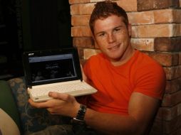 Saúl 'Canelo' Álvarez dio a conocer su página de internet, www.caneloweb.com. M. FREYRÍA  /