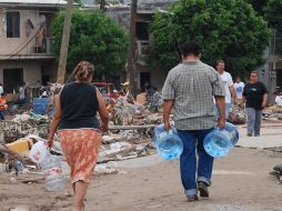 En la capital de Monterrey falta agua potable. NTX  /